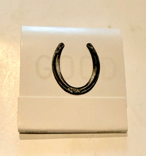 "Good Luck" Retro Feature Matchbook