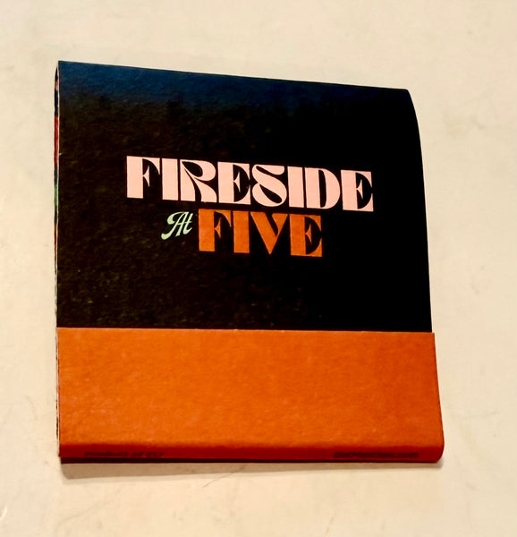 "Fireside At Five" Retro Feature Matchbook
