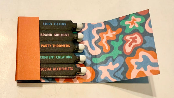 "Fireside At Five" Retro Feature Matchbook