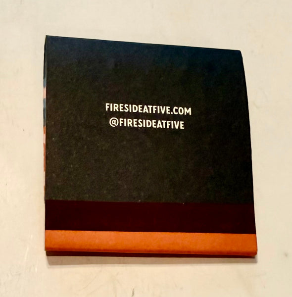 "Fireside At Five" Retro Feature Matchbook
