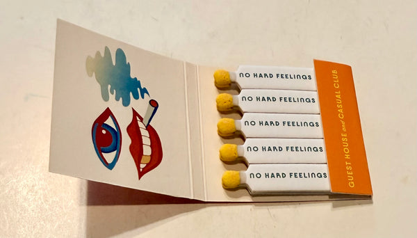 "Waymore - No Hard Feelings" Retro Feature Matchbook