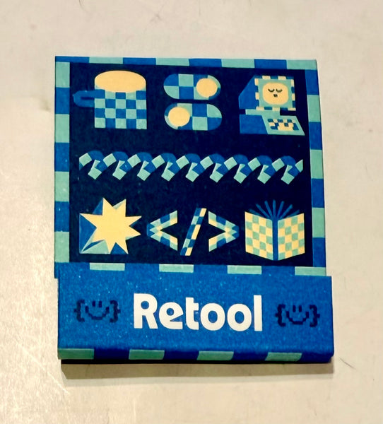 "Retool" Retro Feature Matchbook