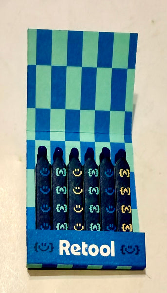 "Retool" Retro Feature Matchbook