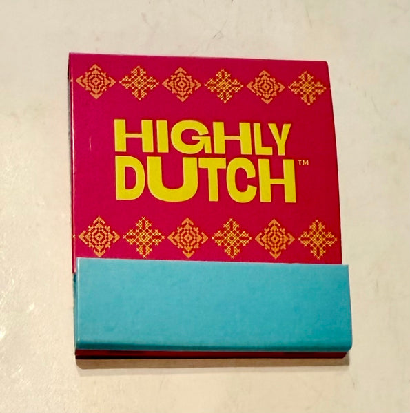 "Highly Dutch" Retro Feature Matchbook