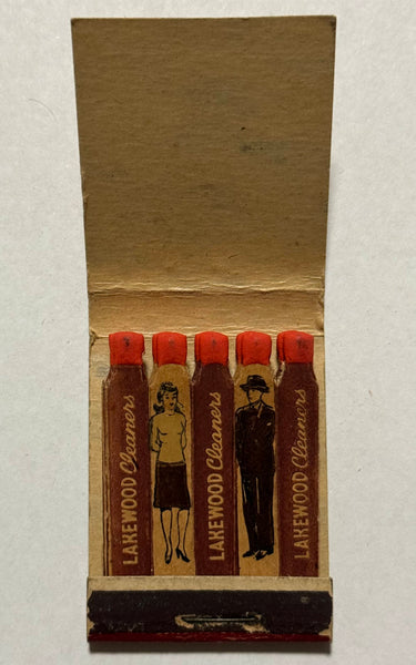 "Lakewood Cleaners" Lakewood, CO Vintage Feature Matchbook
