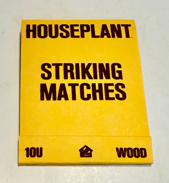 "Houseplant" Giant Retro Feature Matchbook with a Spot Friction Cover!