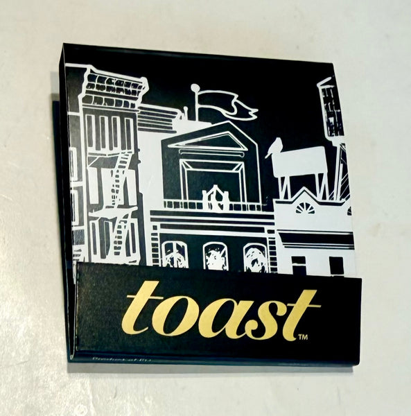 "Toast NYC" Retro Feature Matchbook