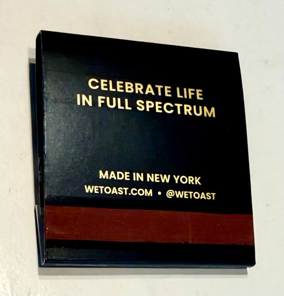 "Toast NYC" Retro Feature Matchbook