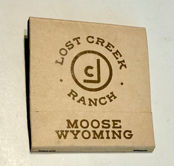 "Lost Creek Ranch" Retro Feature Matchbook