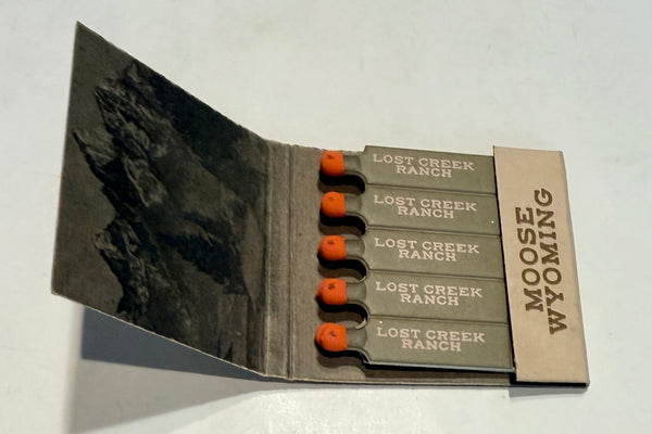 "Lost Creek Ranch" Retro Feature Matchbook