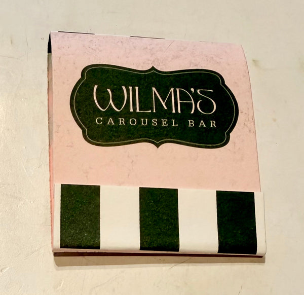 "Wilma's Carousel Bar" Retro Feature Matchbook