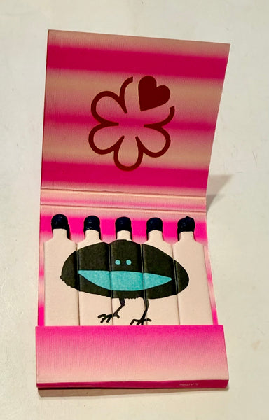 "Paradiseae Bird Rock" Retro Feature Matchbook