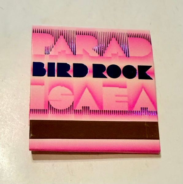 "Paradiseae Bird Rock" Retro Feature Matchbook