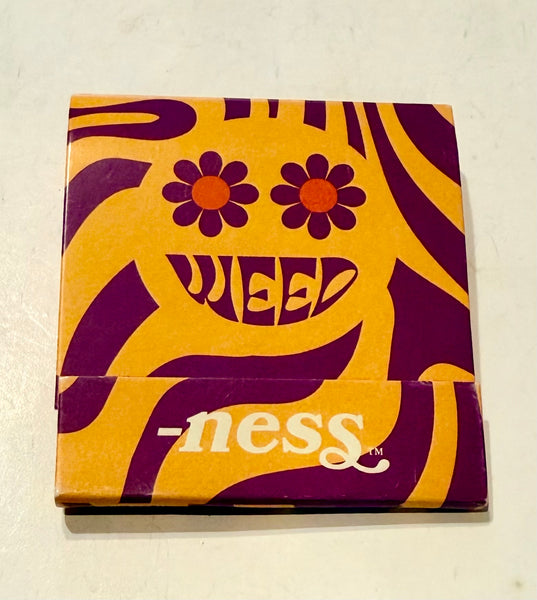 "WEED-ness" Retro Feature Matchbook