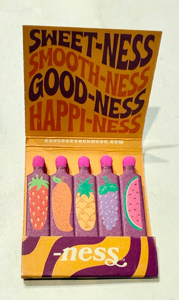 "WEED-ness" Retro Feature Matchbook
