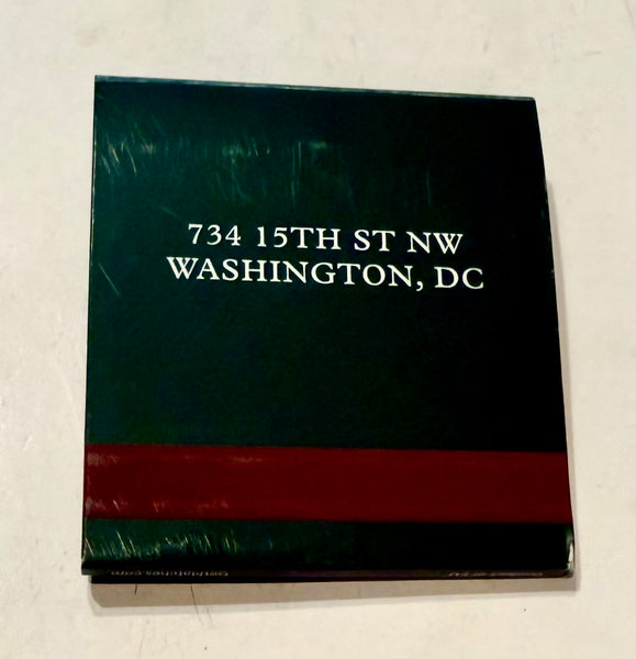 "Ned's Club Washington DC" Retro Feature Matchbook