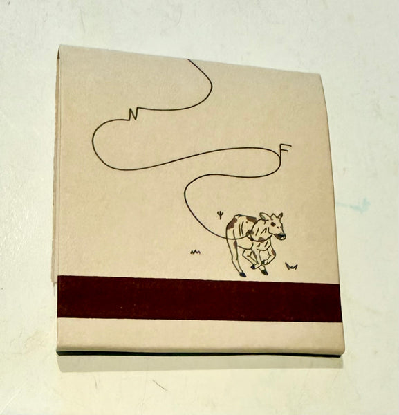 "Nick Fouquet TEXAS" Retro Feature Matchbook
