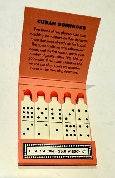 "Cubita" Retro Feature Matchbook