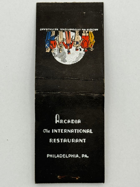 "Arcadia" Phila, PA Vintage Feature Matchbook C
