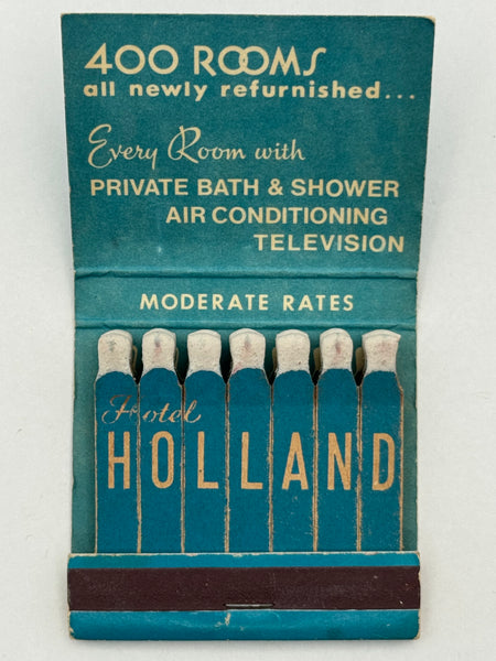 "Hotel Holland" NYC, NY Vintage Feature Matchbook