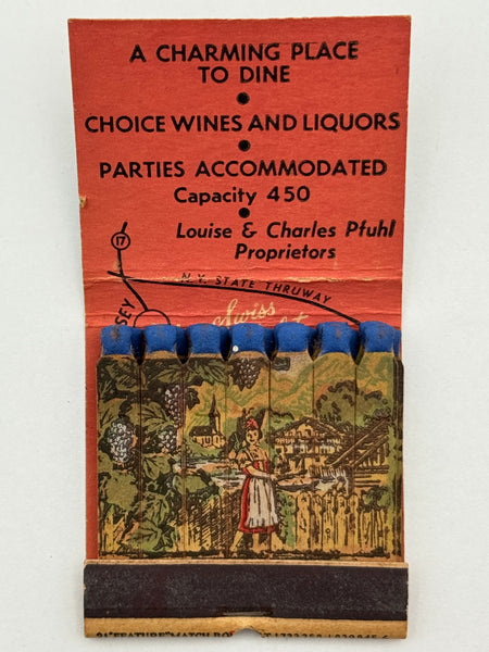 "The Original Swiss Chalet" Ramsey, NJ Vintage Feature Matchbook