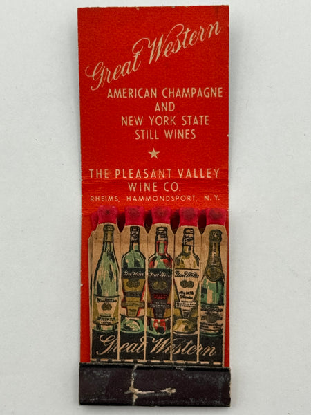"Great Western" Vintage Feature Matchbook