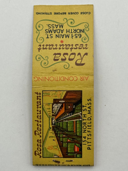 "Rosa’s Restaurant" Vintage Feature Matchbook