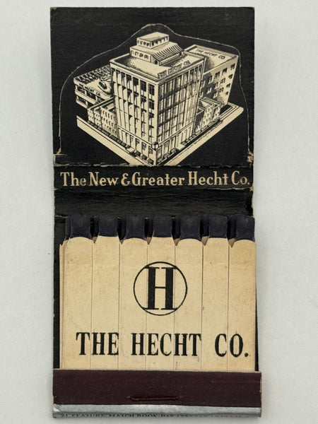 "The Hecht Co." Washington, DC Vintage Feature Matchbook with a Pop-Up Display!