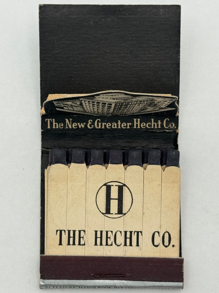 "The Hecht Co." Washington, DC Vintage Feature Matchbook with a Pop-Up Display!