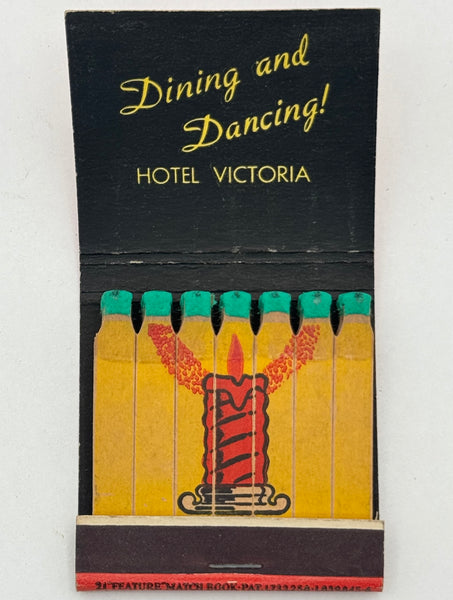 "Hotel Victoria" NYC, NY Vintage Feature Matchbook