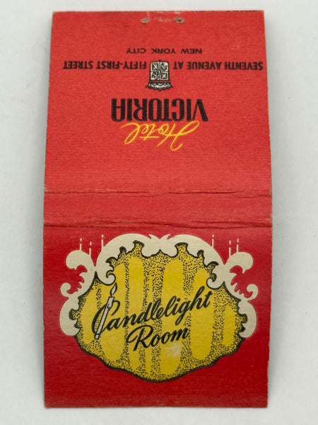 "Hotel Victoria" NYC, NY Vintage Feature Matchbook