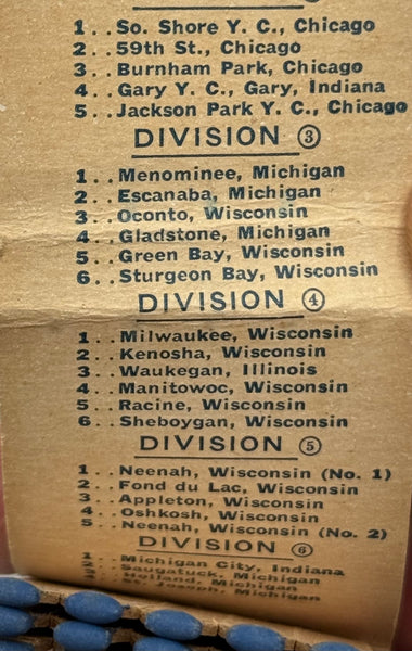 "U.S. Coast Guard Auxiliary" Chicago, IL Vintage Feature Matchbook