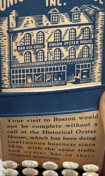 "Union Oyster House" Vintage Feature Matchbook