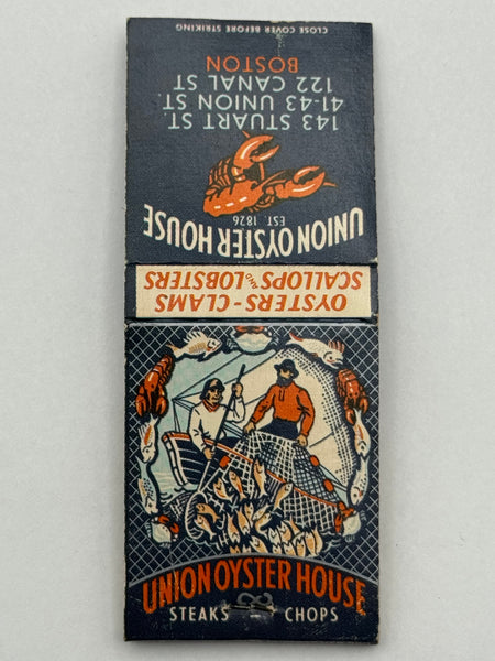 "Union Oyster House" Vintage Feature Matchbook