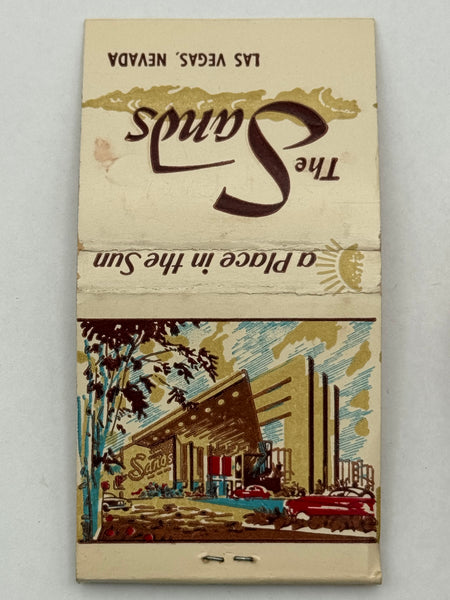 "The Sands" Vintage Feature Matchbook