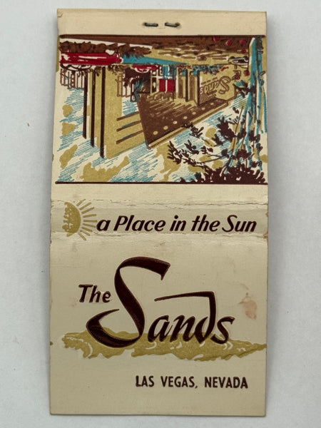 "The Sands" Vintage Feature Matchbook