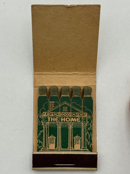 "The Home Restaurant" Vintage Feature Matchbook