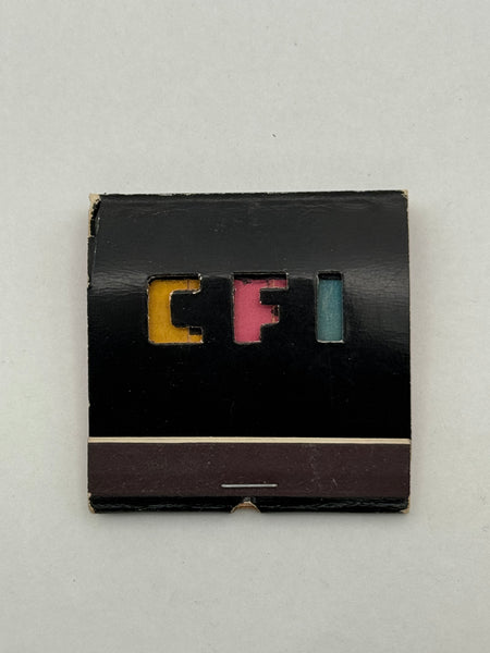 "Consolidated Film Industries" Hollywood, CA Vintage Feature Matchbook with a Knot-Hole Cover!