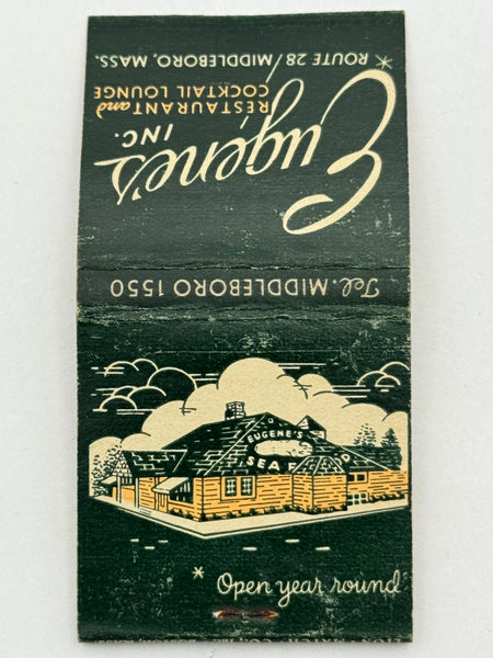 "Eugene’s Inc" Vintage Feature Matchbook