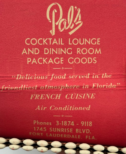 "Pal’s" Vintage Feature Matchbook