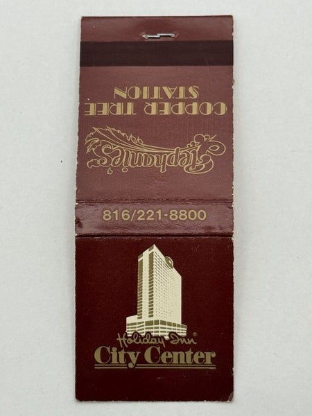 "City Center / Stephanie’s / Copper Tree Station" Vintage Feature Matchbook