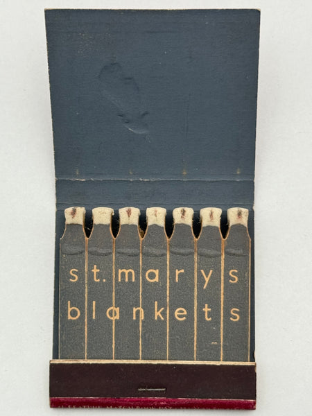 "Ophelia / St Mary’s Blankets" Vintage Feature Matchbook