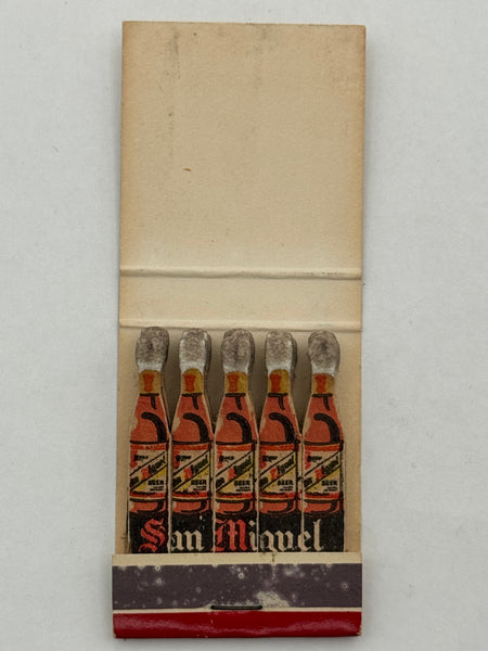 "San Miguel Beer / Casa San Miguel" Vintage Feature Matchbook