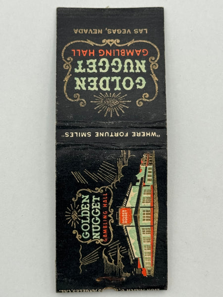 "Golden Nugget" Vintage Feature Matchbook