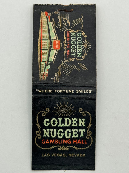 "Golden Nugget" Vintage Feature Matchbook