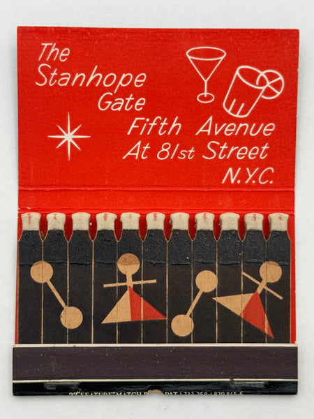 "The Stanhope Gate" Vintage Feature Matchbook