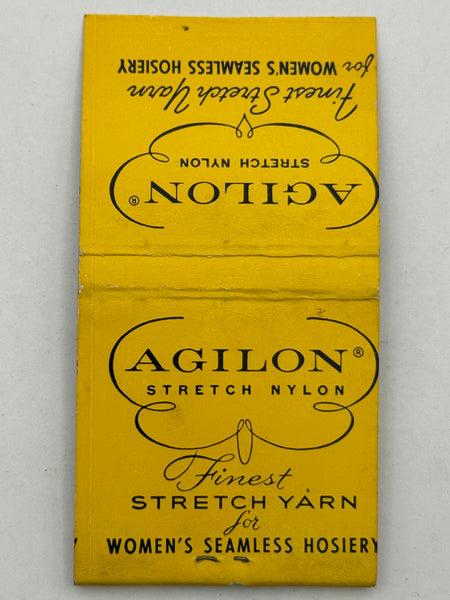 "Agilon" Vintage Feature Matchbook