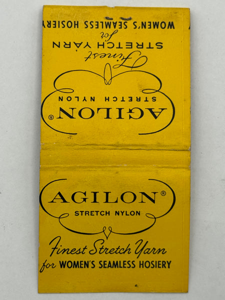 "Agilon" Vintage Feature Matchbook