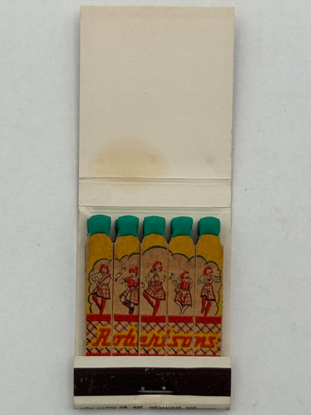 "Robertsons" Vintage Feature Matchbook