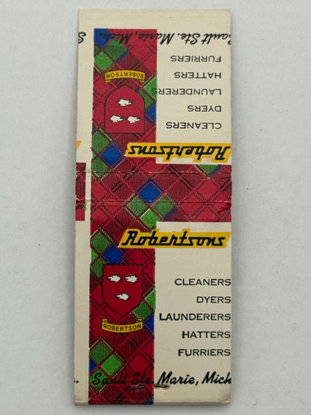 "Robertsons" Vintage Feature Matchbook